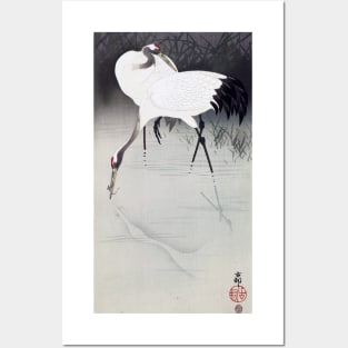 Crane by Ohara Koson Posters and Art